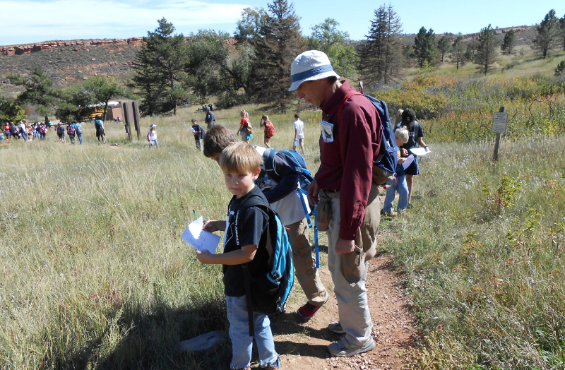 Kids on Trail at Lory-School Program